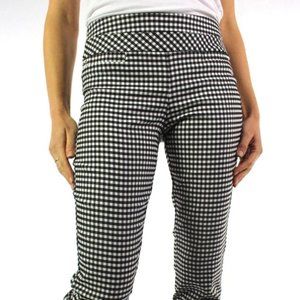 Leighton Checkered Skinny Fit Ankle Pant